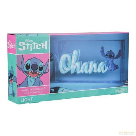 Disney Stitch Ohana LED Neon Light / lampka neonowa Disney Stitch - Ohana