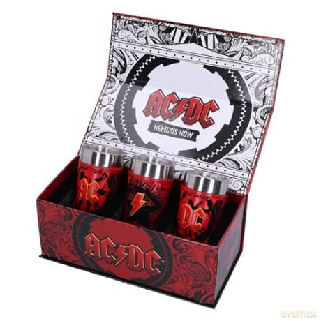 AC/DC Ac/Dc Logo Shot Glass Set (Set Of 3)