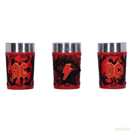 AC/DC Ac/Dc Logo Shot Glass Set (Set Of 3)