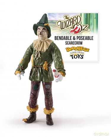 The Wizard Of Oz Scarecrow Bendyfig Figurine (With His Diploma)