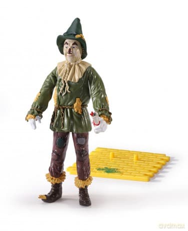 The Wizard Of Oz Scarecrow Bendyfig Figurine (With His Diploma)