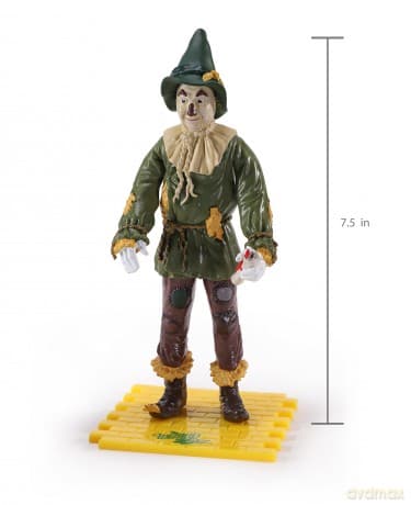 The Wizard Of Oz Scarecrow Bendyfig Figurine (With His Diploma)