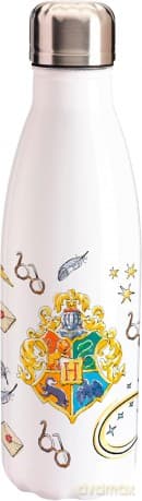 HARRY POTTER - Water Bottle - Hogwarts Symbols