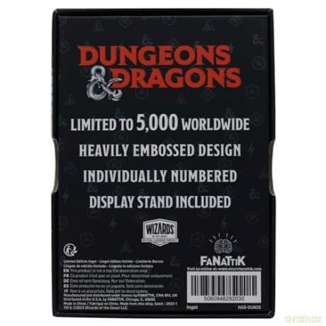 Dungeons & Dragons Limited Edition Keys From The Golden Vault Ingot