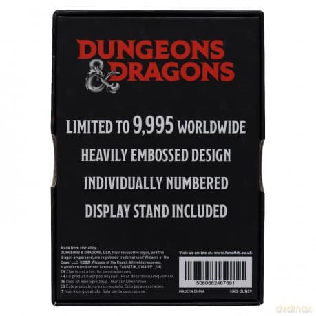 Dungeons & Dragons Limited Edition Monster Manual Ingot