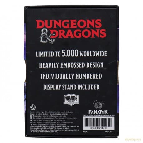 Dungeons & Dragons Limited Edition Spelljammer Adventures in Space Ingot