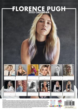 Florence Pugh: 2025 Calendar [KALENDARZ]