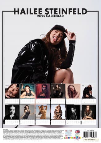 Hailee Steinfeld: 2025 Calendar [KALENDARZ]