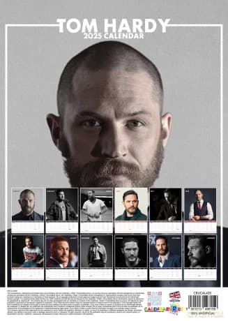 Tom Hardy: 2025 Calendar [KALENDARZ]