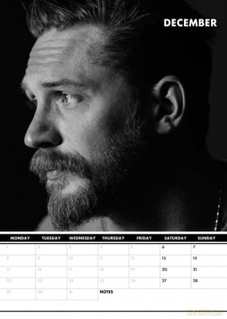 Tom Hardy: 2025 Calendar [KALENDARZ]