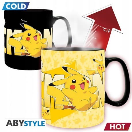 POKEMON - Kubek zmieniający kolor 460ml  - Pikachu - ABS