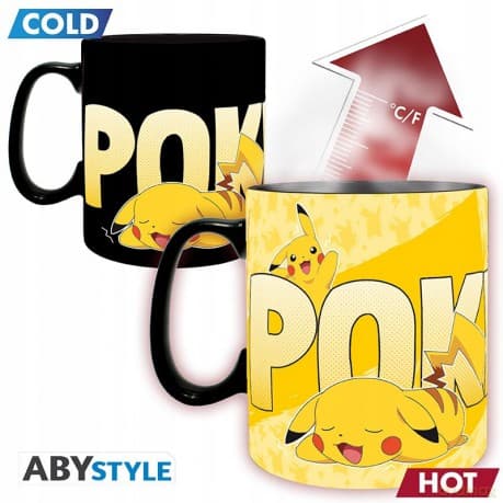 POKEMON - Kubek zmieniający kolor 460ml  - Pikachu - ABS
