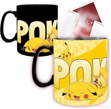 POKEMON - Kubek zmieniający kolor 460ml  - Pikachu - ABS
