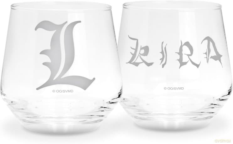 DEATH NOTE - Zestaw 2 szklanek Kira & L EUROPE
