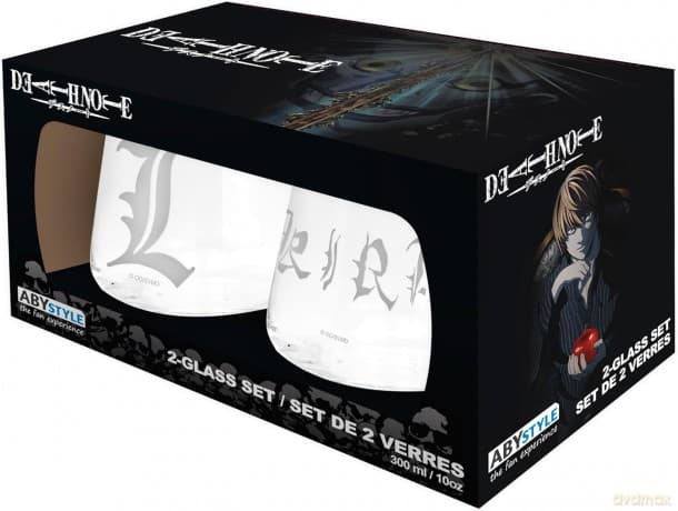 DEATH NOTE - Zestaw 2 szklanek Kira & L EUROPE