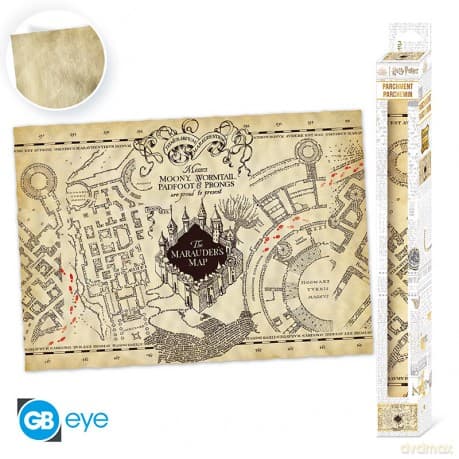 HARRY POTTER - Parchment poster - Marauder's Map