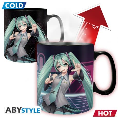 HATSUNE MIKU - Kubek Heat Change - 460 ml - Hatsune Miku - cardboard