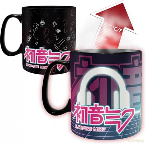 HATSUNE MIKU - Kubek Heat Change - 460 ml - Hatsune Miku - cardboard