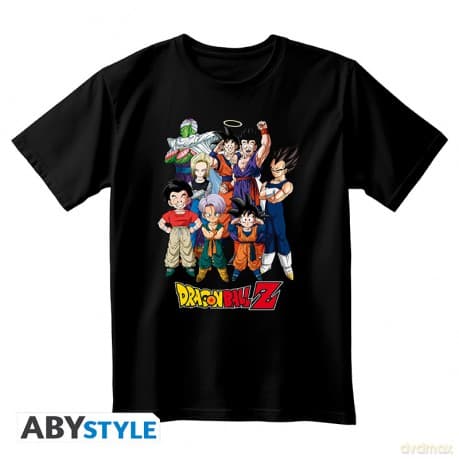 DRAGON BALL - Unisex blackTshirt - DBZ/ Goku's group