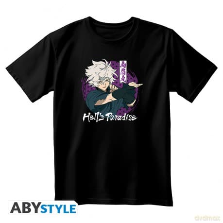 HELL'S PARADISE - Unisex black Tshirt - Gabimaru