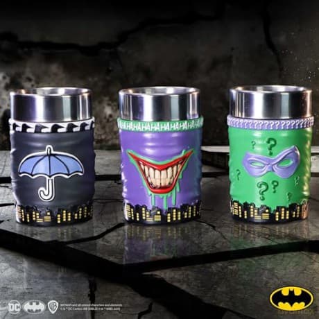 Dc: Dc Batman Super-Villain Collectible Mini Cup Set