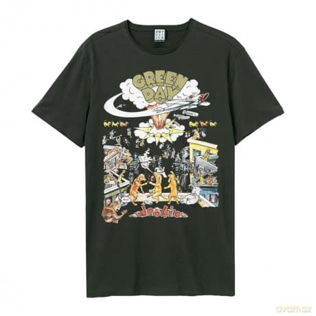 Greenday: Greenday - Dookie Amplified Vintage Charcoal X Large T Shirt