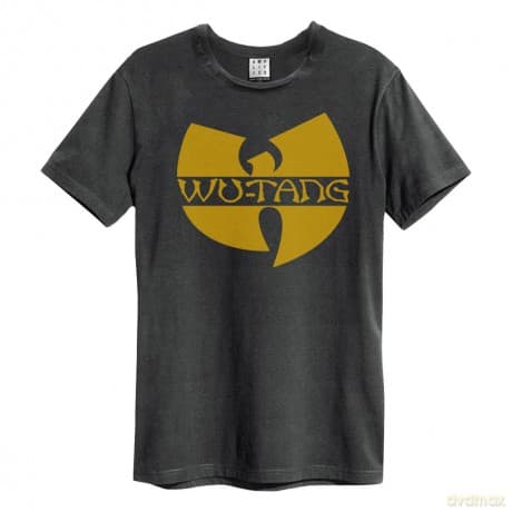 Wu-Tang Clan: Wu-Tang Clan Logo Amplified Vintage Charcoal Small T Shirt