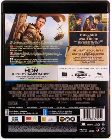 Uncharted [Blu-Ray 4K]+[Blu-Ray]