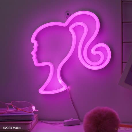 Barbie Wall Mountable LED Neon Light (high: 22 cm)