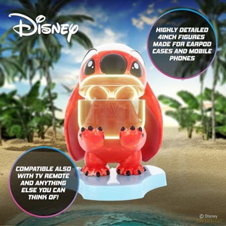 Disney Lilo & Stitch: Badness Level Holdem - Earbud Holder (11 cm) / Stojak na słuchawki Disney Lilo & Stitch: poziom zła (11 cm)