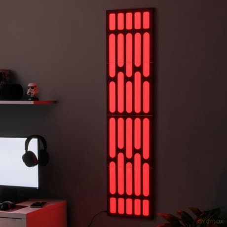 Star Wars Death Star Wall Panel Light (high: 124 cm) / Gwiezdne Wojny - panel ścienny - Gwiazda Śmierci (wysokość: 124 cm)
