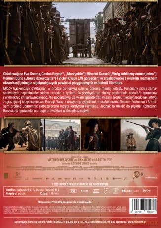 Trzej Muszkieterowie: D'artagnan [DVD]