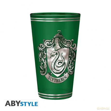 HARRY POTTER - Premium Duża szklankas - 400ml - Slytherin