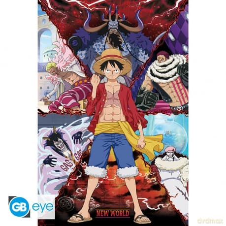ONE PIECE - Poster Maxi 91.5x61 - Luffy vs New World