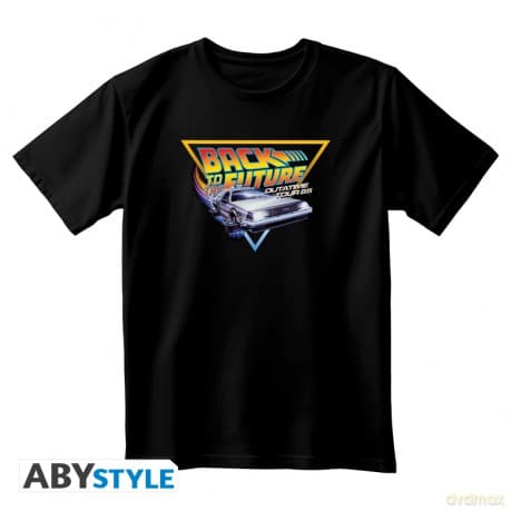 BACK TO THE FUTURE - Unisex black Tshirt - OUTATIME