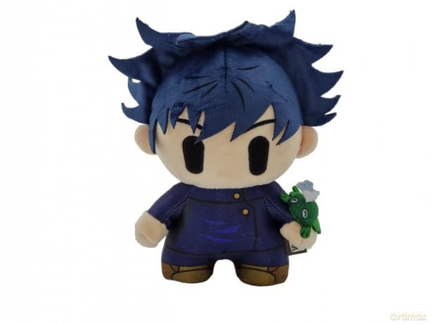 BANDAI Jujutsu Kaisen Merch Megumi Fushiguro Plush Toy | 19cm Freestanding Megumi Fushiguro Cuddly Plushie | DZNR Collectable Jujutsu Kaisen Soft Toys For Fans Of Cute Things Make Great Anime Gifts