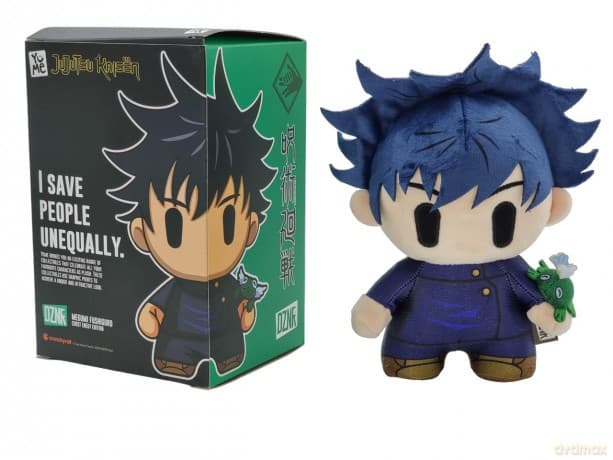 BANDAI Jujutsu Kaisen Merch Megumi Fushiguro Plush Toy | 19cm Freestanding Megumi Fushiguro Cuddly Plushie | DZNR Collectable Jujutsu Kaisen Soft Toys For Fans Of Cute Things Make Great Anime Gifts