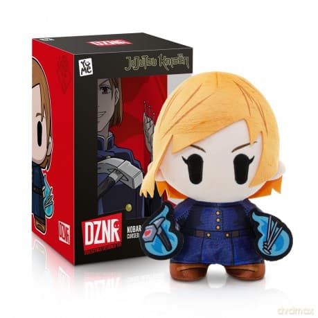 BANDAI Jujutsu Kaisen Merch Nobara Kugisaki Plush Toy | 19cm Freestanding Nobara Kugisaki Cuddly Plushie | DZNR Collectable Jujutsu Kaisen Soft Toys For Fans Of Cute Things Make Great Anime Gifts
