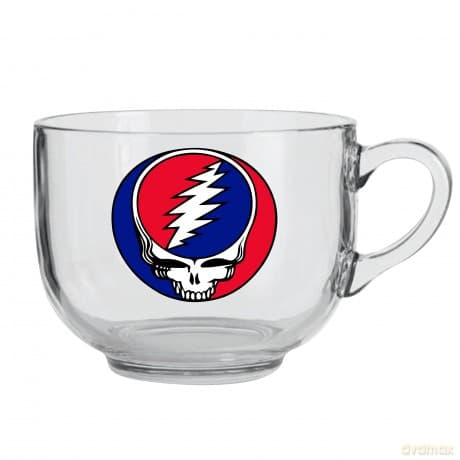 Grateful Dead: Steal Your Face 22Oz Glass Soup Mug