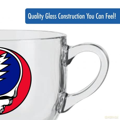 Grateful Dead: Steal Your Face 22Oz Glass Soup Mug