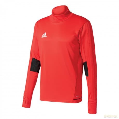 Adidas Tiro 17 Training Top (Medium) (Scarlet/White)