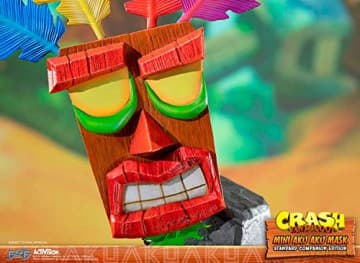 First4Figures - Crash Bandicoot (Mini Aku Aku Mask) RESIN Statue [FIGURKA]