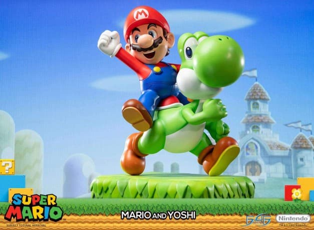 First4Figures - Super Mario (Mario & Yoshi) RESIN Statue [FIGURKA]