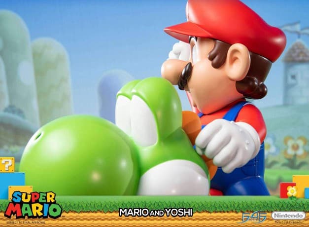 First4Figures - Super Mario (Mario & Yoshi) RESIN Statue [FIGURKA]