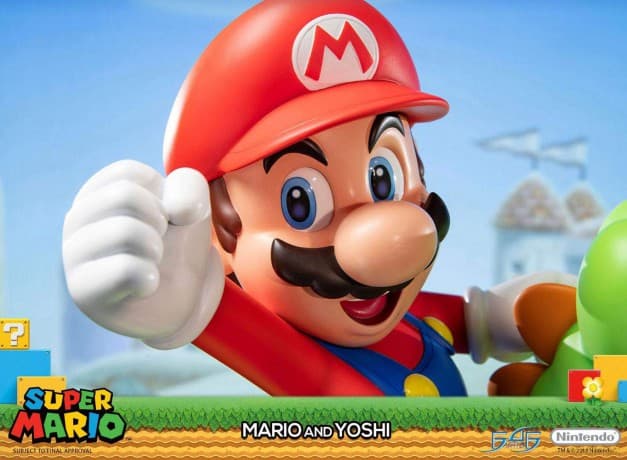First4Figures - Super Mario (Mario & Yoshi) RESIN Statue [FIGURKA]