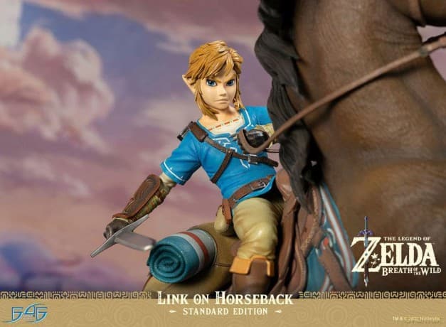First4Figures - The Legend Of Zelda: Breath Of The Wild (Link On Horseback) RESIN Statue [FIGURKA]