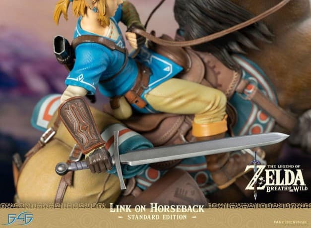 First4Figures - The Legend Of Zelda: Breath Of The Wild (Link On Horseback) RESIN Statue [FIGURKA]