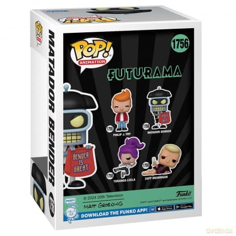 Funko - Animation: Futurama (Matador Bender) POP! Vinyl [FIGURKA]