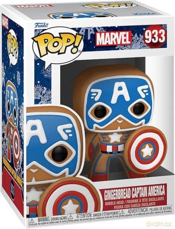 Funko - Marvel: Marvel Holiday (Gingerbread Captain America) POP! Vinyl [FIGURKA]