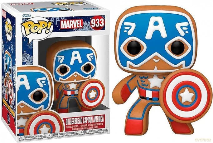 Funko - Marvel: Marvel Holiday (Gingerbread Captain America) POP! Vinyl [FIGURKA]
